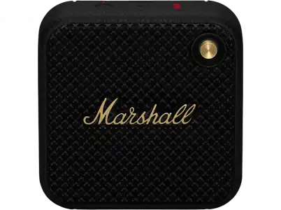 Altavoz inalámbrico - Marshall Willen, 10 W, Autonomía 15 h, Bluetooth, USB, IP67, 82 dB, Negro