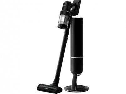 Aspirador escoba - Samsung BESPOKE JET AI VS28C9784QK/WA, sin cable, 280 AW, 160 min de autonomía, WiFi, Negro