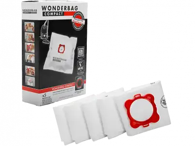 Bolsas de aspirador - Rowenta WB 3051 Wonderbag-Mini, 5 unidades, Microfibra