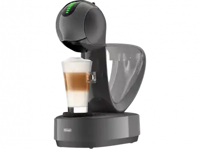 Cafetera de cápsulas - De'Longhi Dolce Gusto EDG268.GY Infinissima Touch, 1600 W, 15 bar, 1.2 l, Negro/Gris