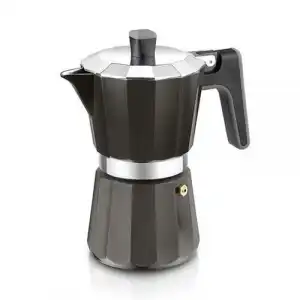 Cafetera Italiana Bra Perfecta Black 6 Tazas