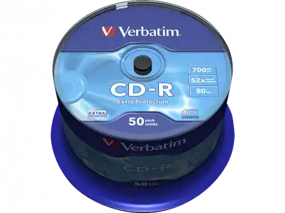 CD-R - Verbatim 43351, 50 unidades, 700Mb, 52x