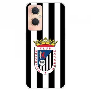 Funda Para Oppo A96 4g Del Club Deportivo Badajoz Escudo Blanquinegro - Licencia Oficial Club Deportivo Badajoz