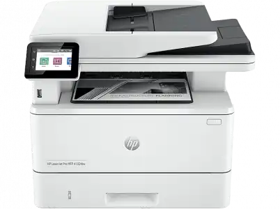 Impresora multifunción - HP LaserJet Pro 4102fdw, Fax, Bluetooth, Wi-Fi Direct, 40 ppm, Blanco