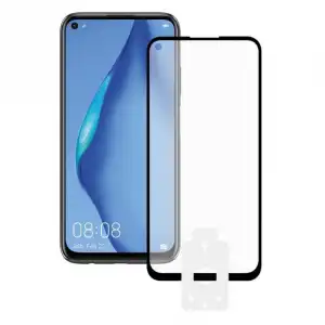 Ksix Protector de Pantalla Cristal Templado para Huawei P40 Lite Negro
