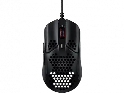 Ratón gaming - HyperX Gaming Pulsefire Haste, Por cable, 16000 ppp, 6 Teclas Programables, USB 2.0, Negro