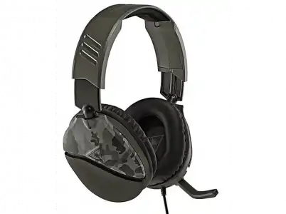 Auriculares gaming - Turtle Beach Recon 70, De diadema, Con cable, Multiplataforma, Micrófono, Camo