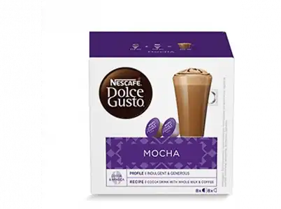 Cápsulas monodosis - Dolce Gusto Mocha, Pack de 16 cápsulas para 8 tazas