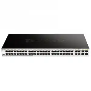 D-Link DGS-1210-48/E Smart Switch Gestionado 48 Puertos 1000BASE-T + 4 Puertos Combo 1000BASE-T/SFP