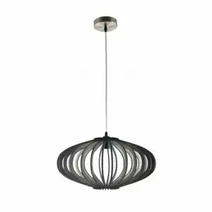 Fabrilamp Colgante Sapelli 1xe27 Madera Café 45d