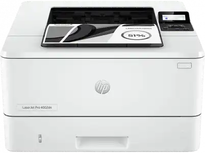 Impresora láser - HP LaserJet Pro 4002dn, B&N, 1200 x DPI, 40 ppm, Smart, Blanco