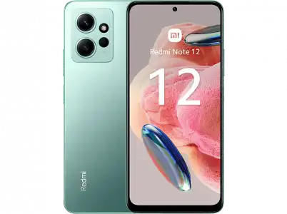 Móvil - Xiaomi Redmi Note 12, Verde, 256 GB, 8 GB RAM, 6.67" AMOLED FHD+ 120Hz, Qualcomm Snapdragon® 680 2,4 Ghz, 5000 mAh, Android