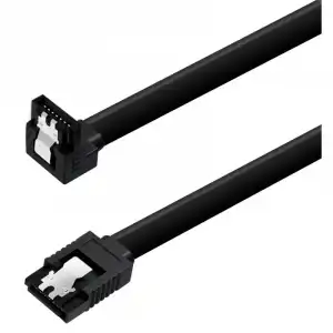 Pccom Essential Cable SATA III 6gbs AWG26 También Compatible con 2 y 1 0.5m Acodado