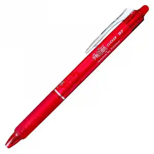 Pilot Bolígrafo Borrable de Punta de Bola 0.7mm Rojo