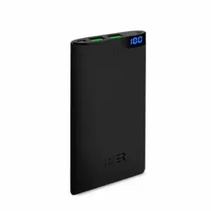 Puro Power Bank 6000 Mah 2 Puertos Usb 2a Fast Charge Negra