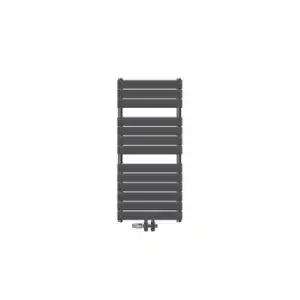 Radiador De Diseño Vapor 500x991 Antracita Kit De Conexión Ecd Germany