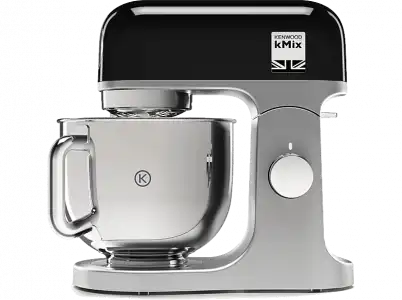 Robot de cocina - Kenwood kMix KMX750BK, Amasadora repostería, 1000 W, Bol 5 l, 6 Velocidades, Negro Rich