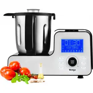 Team Kalorik Venga! VG HA 3000 Robot de Cocina Multifuncional 10 Programas Con Báscula y Libro de Recetas 1500W