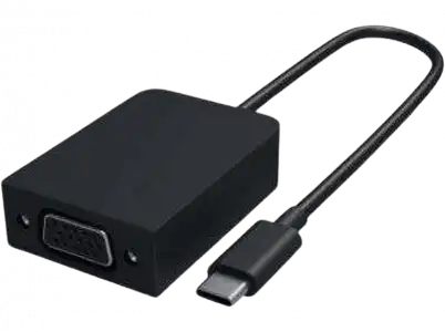 Adaptador - Microsoft HFR-00007, USB-C a VGA, Para Surface Book 2, Negro