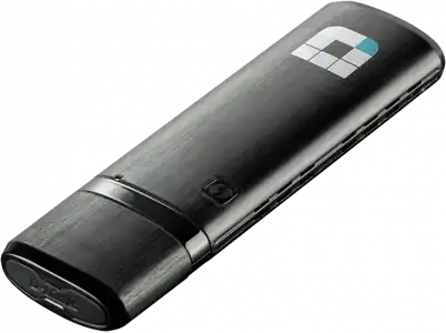 Adaptador Wi-Fi USB - D-Link DWA-182, WiFi AC 1300 3.0, Doble Banda, Comp. Windows, Mac OS X, Negro