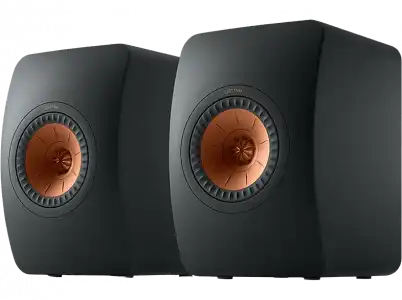 Altavoz de estantería - KEF LS50 Meta, Set 2, 150W, 64Hz-28KHz (±3db), 8Ω, 87dB, 2.5 vías, Negro Carbón