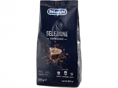 Café en grano - De'Longhi Selezione Espresso DLSC601, 70 % Arábica, 30 Robusta, 250 g