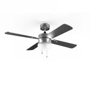 Cecotec EnergySilence Aero 5350 Black Design Ventilador de Techo con Luz 30W Acero Inoxidable