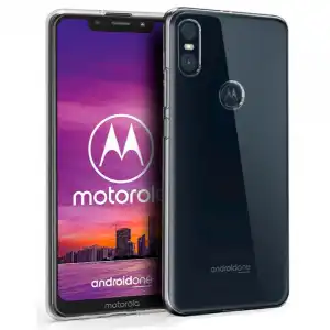 Cool Funda Silicona Transparente para Motorola Moto One