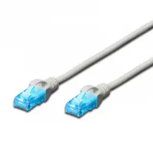 Digitus Cable de Red RJ45 U/UTP Cat.5e 1m Gris