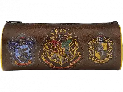 Estuche - Pyramid International Escudos de Harry Potter, Con cremallera, Poliuretano