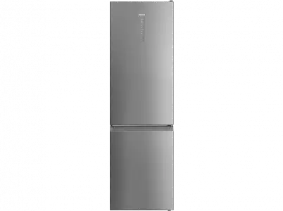 Frigorífico combi - Haier 2D HDW5620CNPK, No Frost, 377 l, 200 cm, Motor Inverter, Botellero, Wi-Fi, Inox