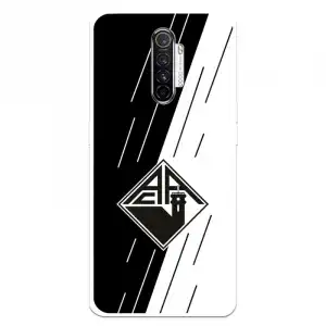 Funda Para Realme X2 Pro Del Académica De Coimbra Escudo Bicolor - Licencia Oficial Académica De Coimbra