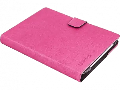 Funda tablet - Silver HT 19312, 360º, Hasta 10.4", Rosa