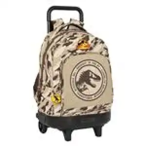Mochila grande Safta con ruedas compact extraíble Simple Jurassic World - Dominion