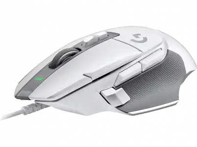 Ratón gaming - Logitech G G502 X, Con cable, 25.600 ppp, 13 botones programables, Blanco