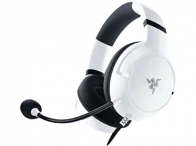 Auriculares gaming - Razer Kaira X, De diadema, Con Cable, Multiplataforma, 32 Ω, Jack 3.5 mm, Blanco