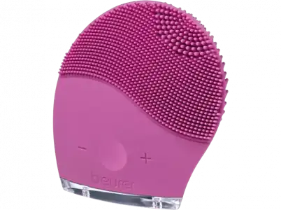 Cepillo facial - Beurer FC49, Función 2 en 1, IPX7, Tecnología de vibración, 15 Niveles intensidad, Rosa