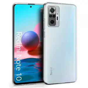 Cool Funda Silicona Transparente para Xiaomi Redmi Note 10/Note 10s