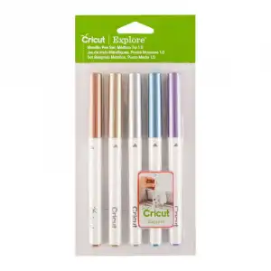 Cricut Pack de 5 Bolígrafos Metálicos 1.0mm