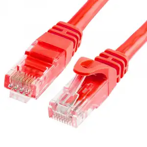 Equip Cable de Red UTP Cat 6 0,25m Rojo