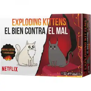 Exploding Kittens El Bien contra el Mal Juego de Mesa