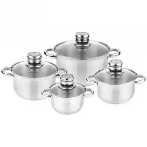 Florina Pablo Batería de Cocina 8 Piezas Acero Inoxidable