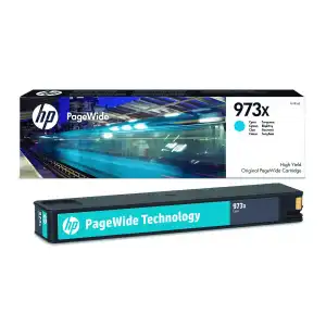 HP - Cartucho De Tinta Original PageWide 973X Cian (F6T81AE)