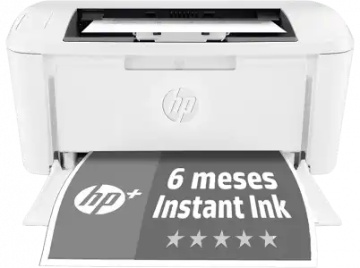 Impresora láser - HP Laserjet M110we, B&N, WiFi, USB, Fax, 6 meses Instant Ink con HP+, hasta 21 ppm, 7MD66E