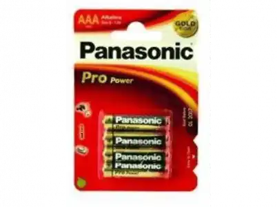 Pilas AAA - Panasonic LR03 Pro Power, 1.5 V, 4 uds