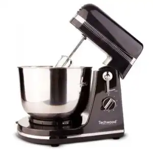 Robot De Pastelería Techwood Tmb-366 - 300w - Cuenco De Acero Inoxidable Con Una Capacidad De 3,5l - 6 Velocidades