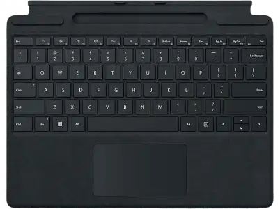 Teclado - Microsoft Surface Pro Signature, Para 8 Y X, Negro