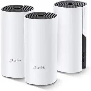 TP-Link Deco E4 Pack de 3 Puntos de Acceso WiFi Mesh Dual Band AC1200/2xPuertos 100/10 Mbps