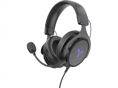 Auriculares gaming - ISY IGH-2000, Supraaurales, Para PS4, PS5, Xbox One, Nintendo Switch, Negro