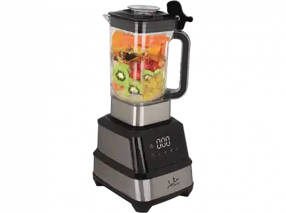 Batidora de vaso - Jata BT1050, 1.8L, Acero inoxidable, 1600W, 33000 rpm, 6 cuchillas, Tritan, Táctil, Negro